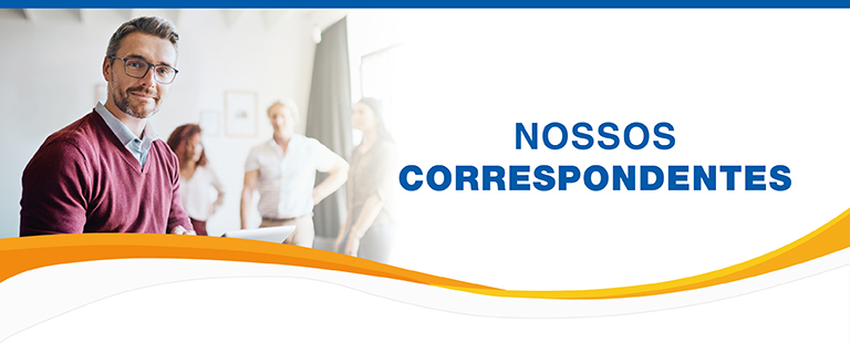 Banner decorativo nossos correspondentes